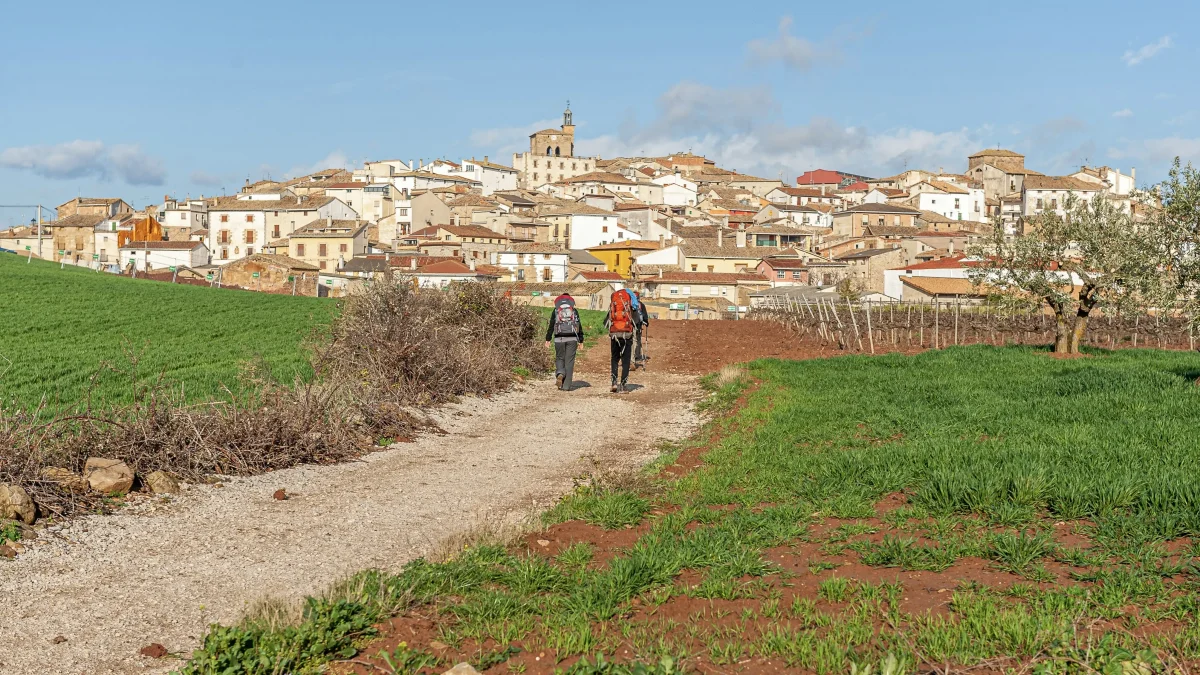 Medieval village of Cirauqui on the Camino Francés